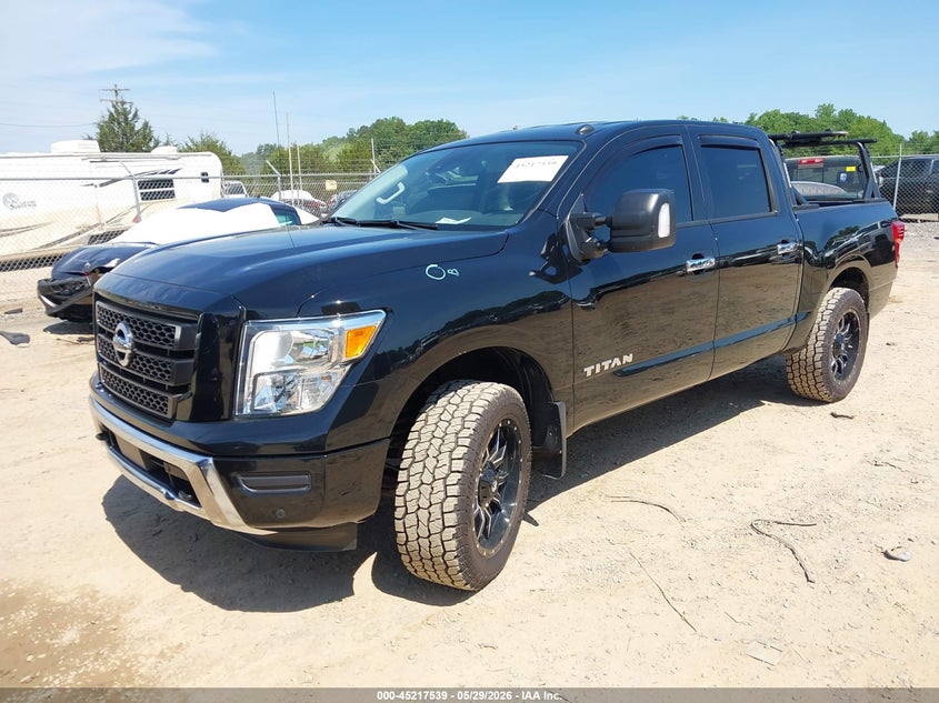 2021 Nissan TITAN VIN 1N6AA1ED5MN511051 IAAI salvage auction — REAR END, Wait Title, sold $7,050 on 2026-08-31 (photo 2)