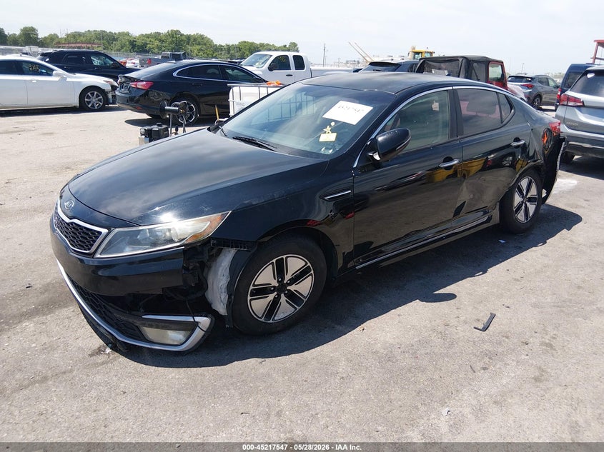 2011 Kia Optima hybrid VIN KNAGM4AD4B5002770 IAAI salvage auction — SIDE, Salvage (Missouri), sold $575 on 2026-07-07 (photo 2)