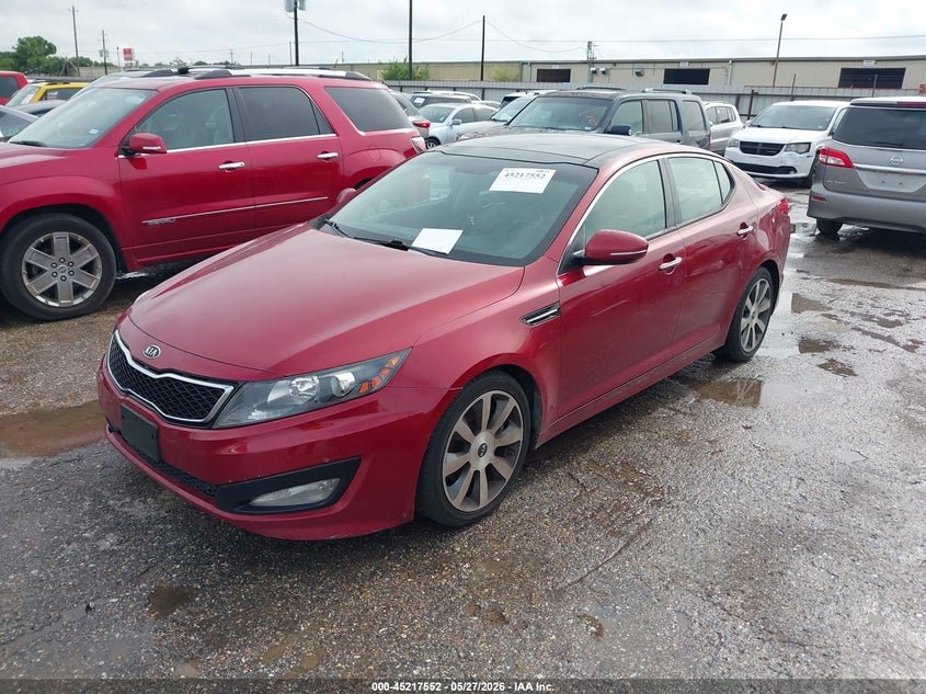 2011 Kia Optima VIN KNAGR4A60B5132029 IAAI salvage auction — NORMAL WEAR, Clear (Montana), sold $475 on 2026-07-29 (photo 2)