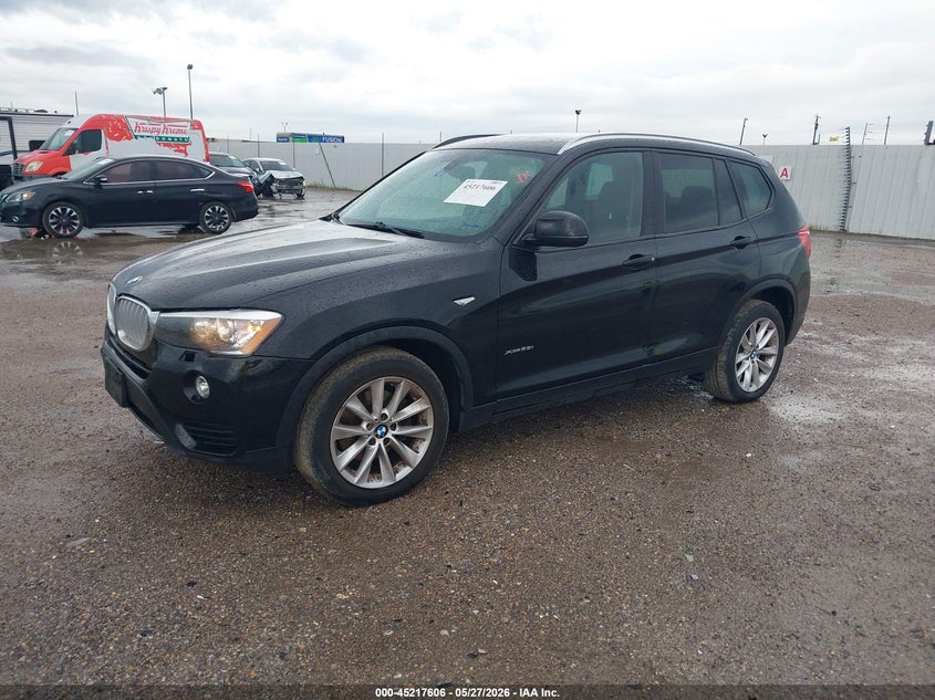 2017 BMW X3 VIN 5UXWX9C59H0T00437 IAAI salvage auction — REAR END, Salvage Title, sold $3,450 on 2026-07-08 (photo 2)