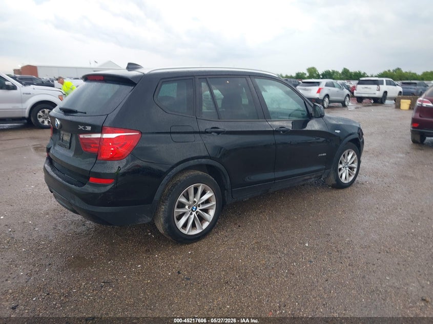 2017 BMW X3 VIN 5UXWX9C59H0T00437 IAAI salvage auction — REAR END, Salvage Title, sold $3,450 on 2026-07-08 (photo 4)