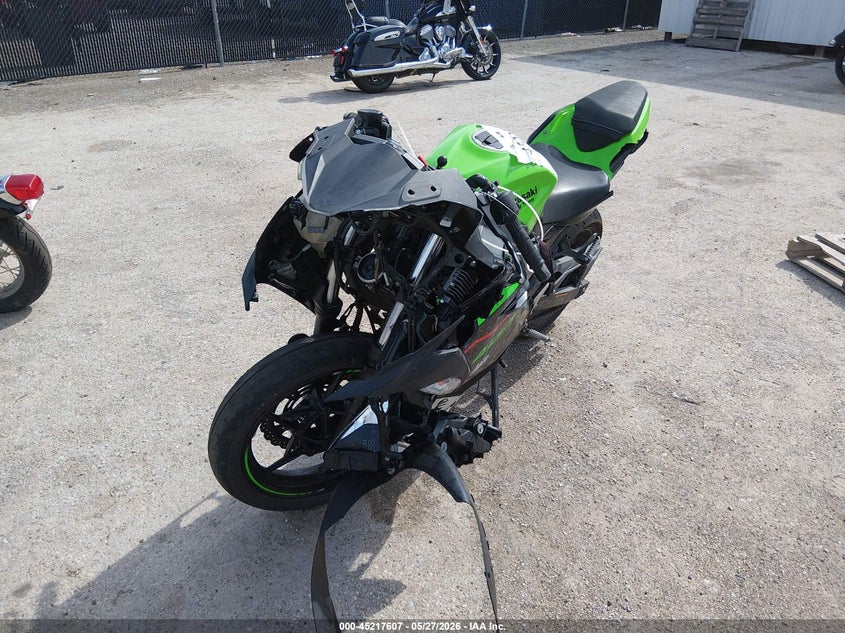 2022 Kawasaki Ex VIN JKAEXKG18NDAH8112 IAAI salvage auction — FRONT END, Salvage Title, sold $475 on 2026-07-07 (photo 2)