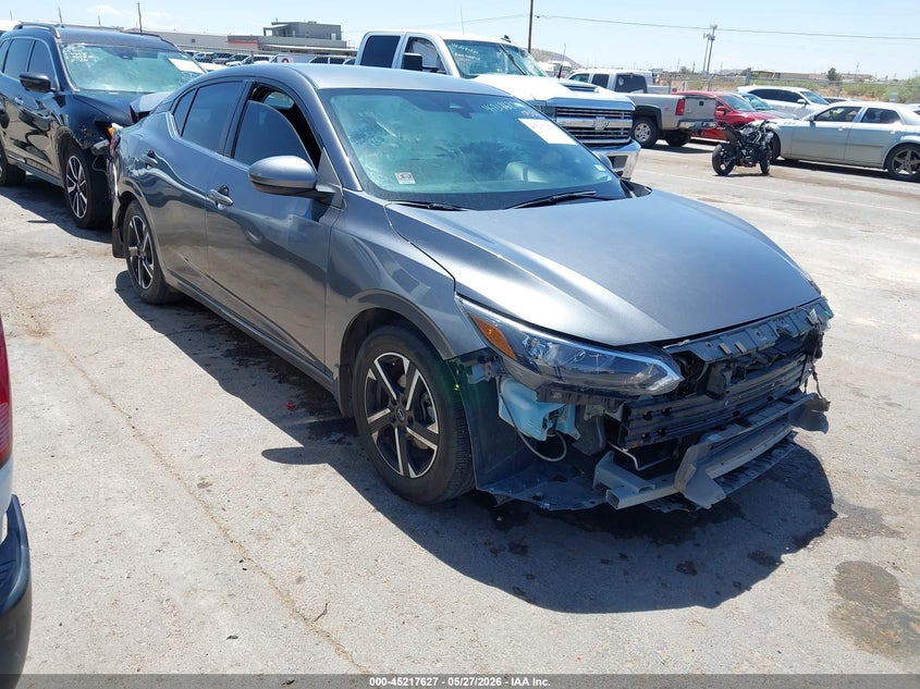 2024 Nissan Sentra VIN 3N1AB8CV4RY323493 IAAI salvage auction — FRONT & REAR, Salvage Title, sold $3,300 on 2026-07-22 (photo 1)