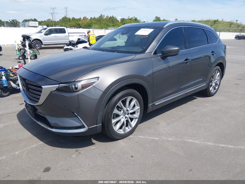 2018 Mazda Cx-9 VIN JM3TCBEY7J0216614 IAAI salvage auction — ENGINE BURN, Salvage Title, sold $4,350 on 2026-07-20 (photo 2)