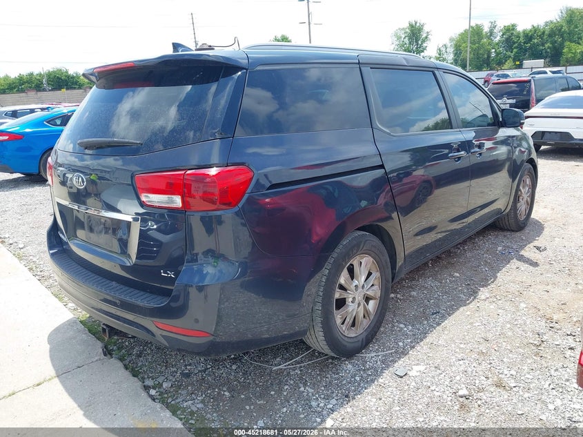 2016 Kia SEDONA VIN KNDMB5C1XG6083294 IAAI salvage auction — HAIL, Clear (Missouri), sold $1,050 on 2026-07-06 (photo 4)