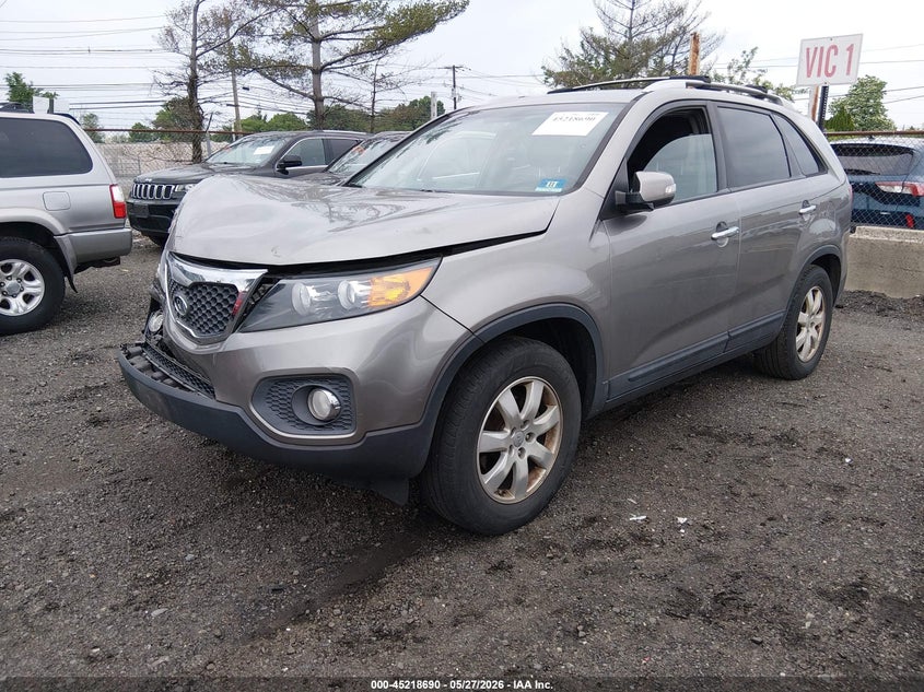 2012 Kia Sorento VIN 5XYKT3A64CG268827 IAAI salvage auction — FRONT END, Salvage (New Jersey), sold $25 on 2026-07-31 (photo 2)