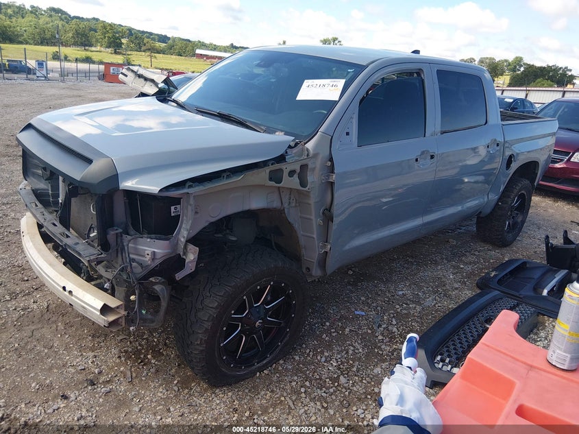 2021 Toyota Tundra VIN 5TFEY5F18MX295874 IAAI salvage auction — FRONT & REAR, Salvage (Arkansas), sold $13,000 on 2026-07-30 (photo 2)