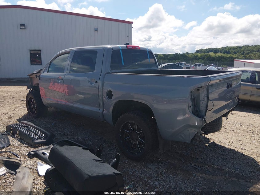 2021 Toyota Tundra VIN 5TFEY5F18MX295874 IAAI salvage auction — FRONT & REAR, Salvage (Arkansas), sold $10,100 on 2026-07-29 (photo 3)