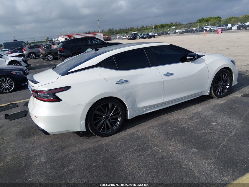2020 Nissan Maxima VIN 1N4AA6FV3LC380709 IAAI salvage auction — SIDE, Salvage Title, sold $3,050 on 2026-07-12 (photo 4)