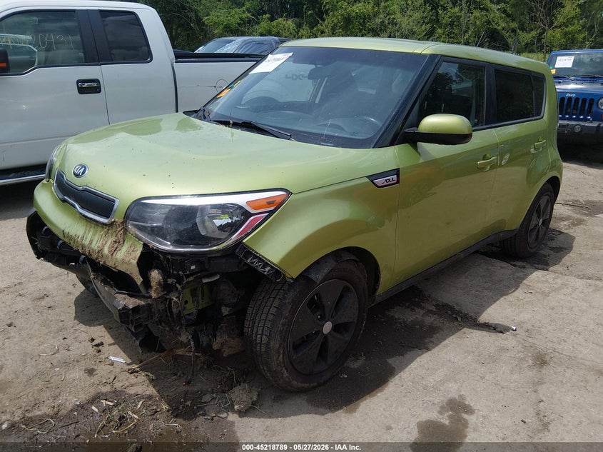 2015 Kia Soul VIN KNDJN2A21F7783007 IAAI salvage auction — FRONT END, Salvage Title, sold $875 on 2026-07-22 (photo 2)