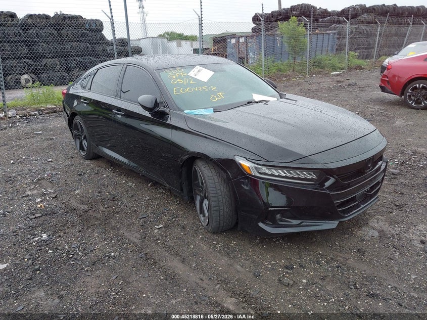 2022 Honda Accord VIN 1HGCV2F38NA004876 — IAAI salvage auction photo