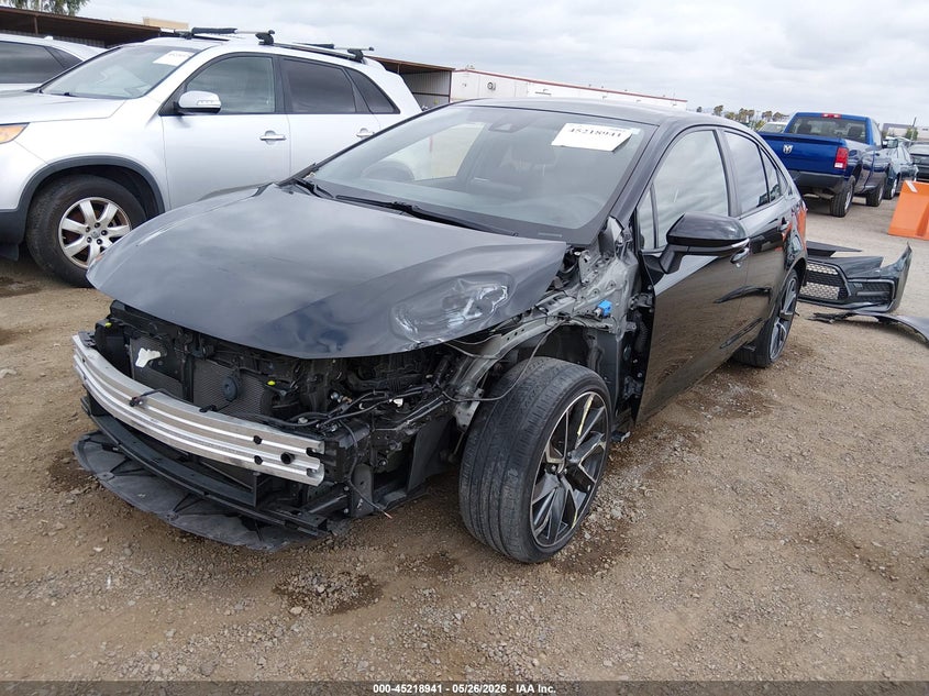 2022 Toyota Corolla VIN JTDS4MCE0NJ098931 IAAI salvage auction — LEFT FRONT, Salvage Title, sold $6,700 on 2026-07-06 (photo 2)