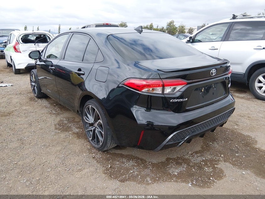 2022 Toyota Corolla VIN JTDS4MCE0NJ098931 IAAI salvage auction — LEFT FRONT, Salvage Title, sold $6,700 on 2026-07-06 (photo 3)