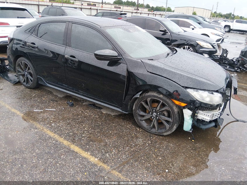 2019 Honda Civic VIN SHHFK7H48KU224673 IAAI salvage auction — FRONT END, Salvage Title, sold $2,400 on 2026-07-22 (photo 1)