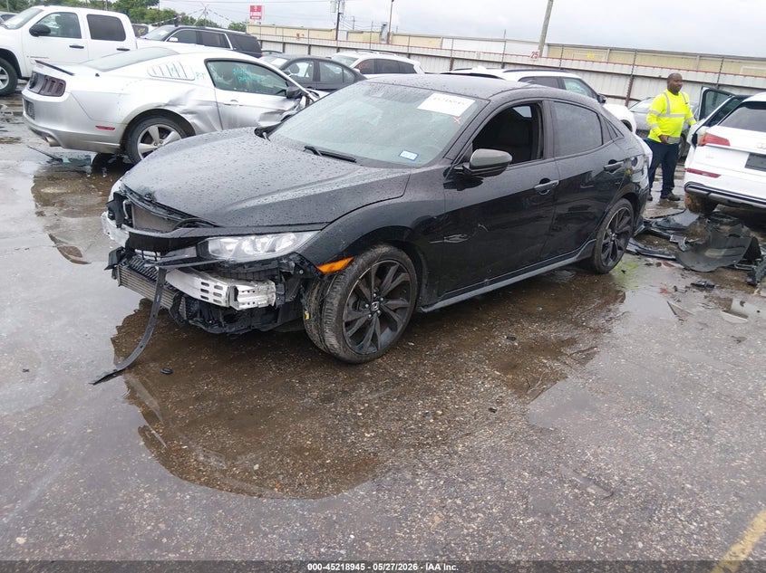 2019 Honda Civic VIN SHHFK7H48KU224673 IAAI salvage auction — FRONT END, Salvage Title, sold $2,400 on 2026-07-22 (photo 2)