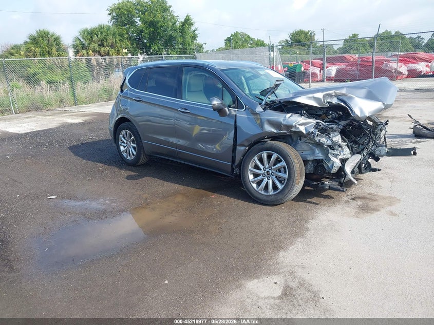 2019 Buick Envision VIN LRBFXCSA1KD118937 IAAI salvage auction — FRONT END, Salvage Title, sold $225 on 2026-07-15 (photo 1)