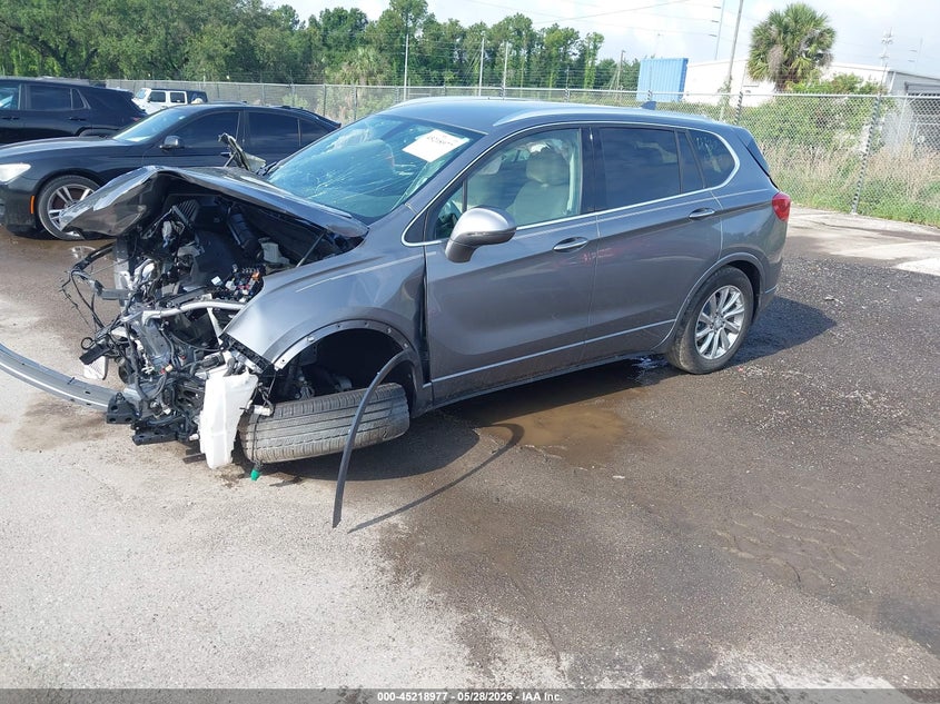 2019 Buick Envision VIN LRBFXCSA1KD118937 IAAI salvage auction — FRONT END, Salvage Title, sold $225 on 2026-07-15 (photo 2)