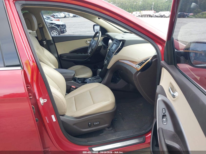 2013 Hyundai Santa fe VIN 5XYZU3LA6DG099201 IAAI salvage auction — NORMAL WEAR, Clear-Dealer Only (North Carolina), sold $1,750 on 2026-07-14 (photo 5)