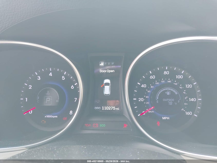 2013 Hyundai Santa fe VIN 5XYZU3LA6DG099201 IAAI salvage auction — NORMAL WEAR, Clear-Dealer Only (North Carolina), sold $1,750 on 2026-07-14 (photo 7)