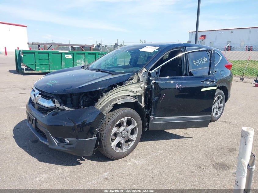 2019 Honda Cr-v VIN 7FARW2H57KE021907 IAAI salvage auction — SIDE, Salvage (Minnesota), sold $7,100 on 2026-08-02 (photo 2)