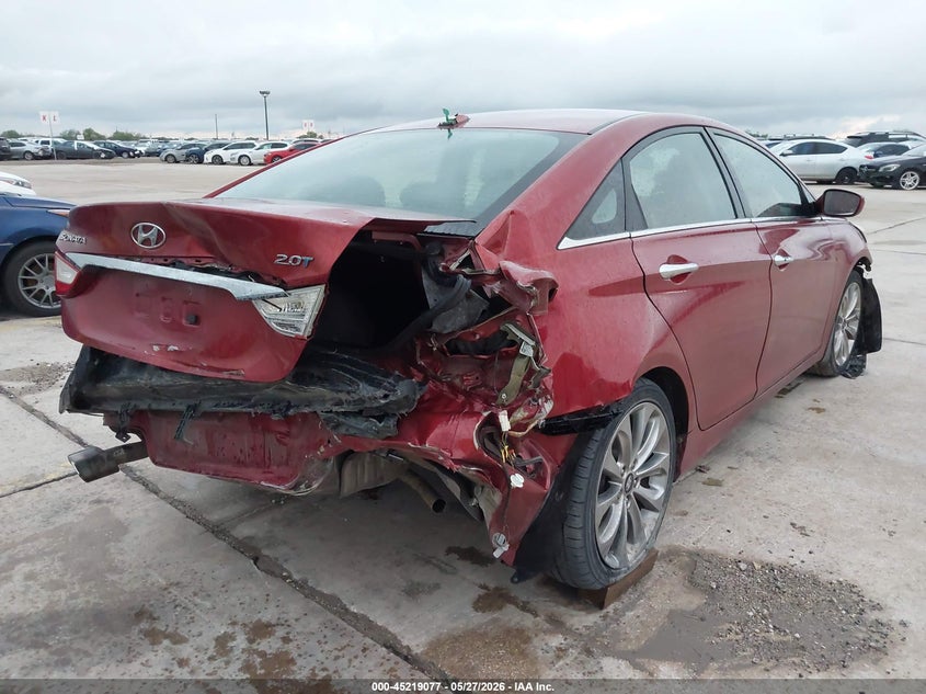 2012 Hyundai Sonata VIN 5NPEC4AB4CH444588 IAAI salvage auction — FRONT END, Salvage Title, sold $425 on 2026-07-06 (photo 4)