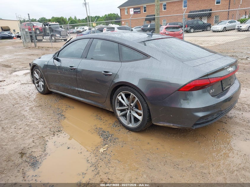 2020 Audi A7 VIN WAUU2AF23LN007605 IAAI salvage auction — FRONT END, Salvage Title, sold $16,200 on 2026-07-09 (photo 3)
