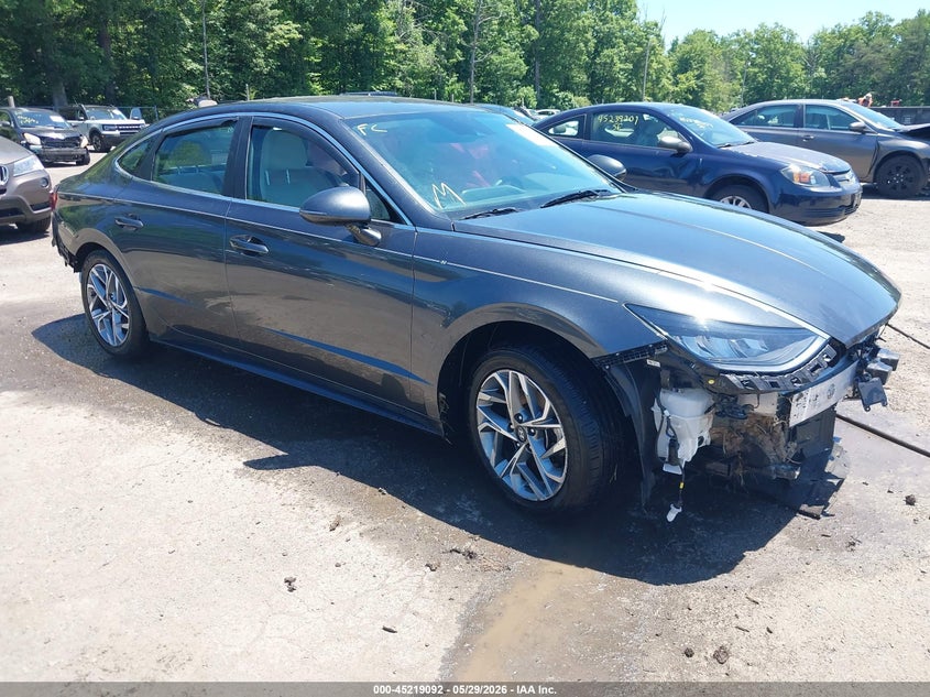 2023 Hyundai Sonata VIN KMHL64JA9PA258754 IAAI salvage auction — LEFT SIDE, Salvage Title, sold $2,000 on 2026-07-22 (photo 1)