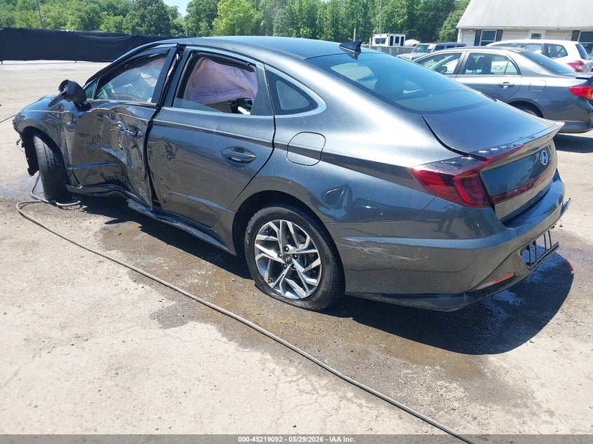 2023 Hyundai Sonata VIN KMHL64JA9PA258754 IAAI salvage auction — LEFT SIDE, Salvage Title, sold $2,000 on 2026-07-22 (photo 3)