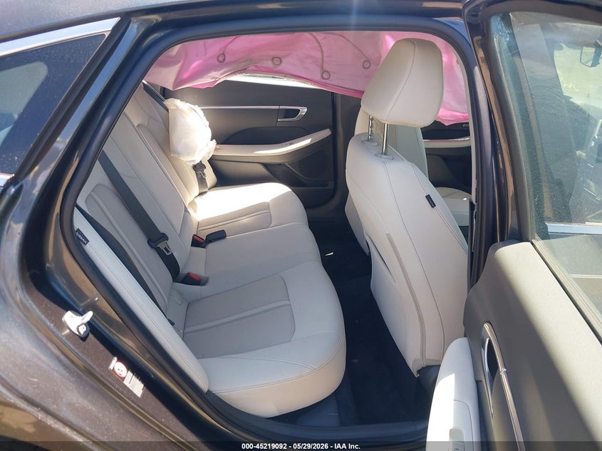 2023 Hyundai Sonata VIN KMHL64JA9PA258754 IAAI salvage auction — LEFT SIDE, Salvage Title, sold $2,000 on 2026-07-22 (photo 8)