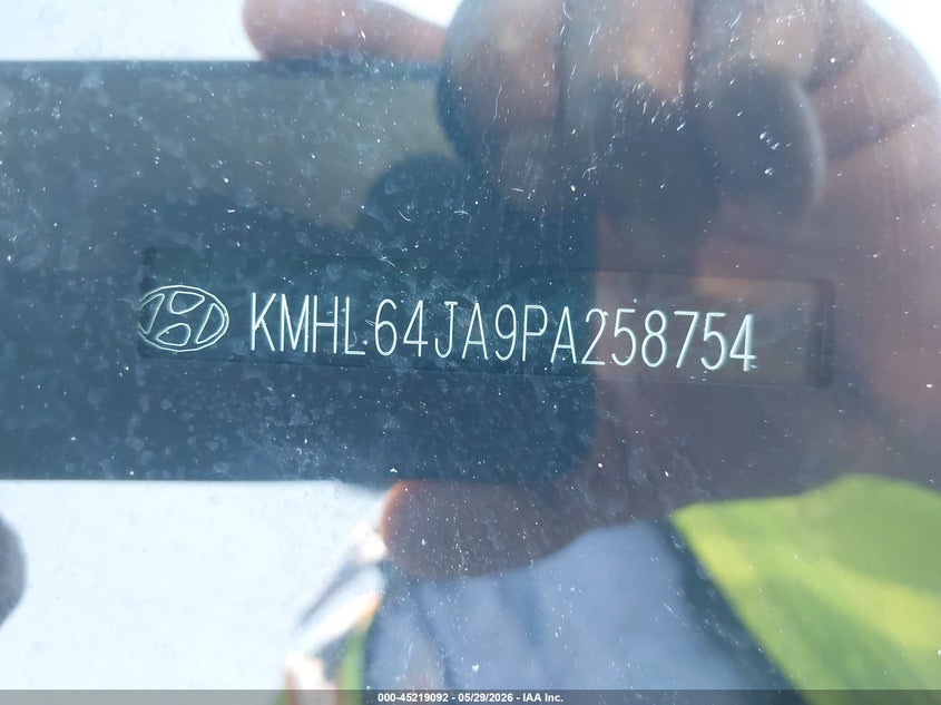 2023 Hyundai Sonata VIN KMHL64JA9PA258754 IAAI salvage auction — LEFT SIDE, Salvage Title, sold $2,000 on 2026-07-22 (photo 9)