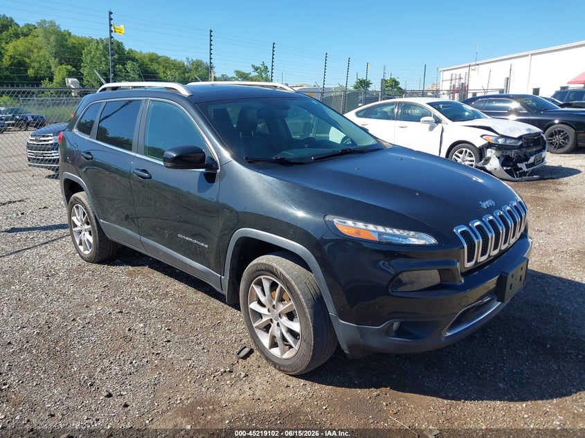 2014 Jeep Cherokee VIN 1C4PJMDS7EW134037 IAAI salvage auction — REAR END, Salvage (Illinois), sold $1,050 on 2026-07-22 (photo 1)