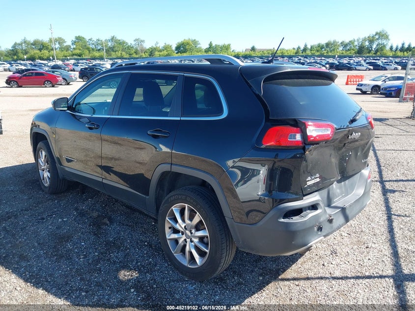 2014 Jeep Cherokee VIN 1C4PJMDS7EW134037 IAAI salvage auction — REAR END, Salvage (Illinois), sold $1,050 on 2026-07-22 (photo 3)