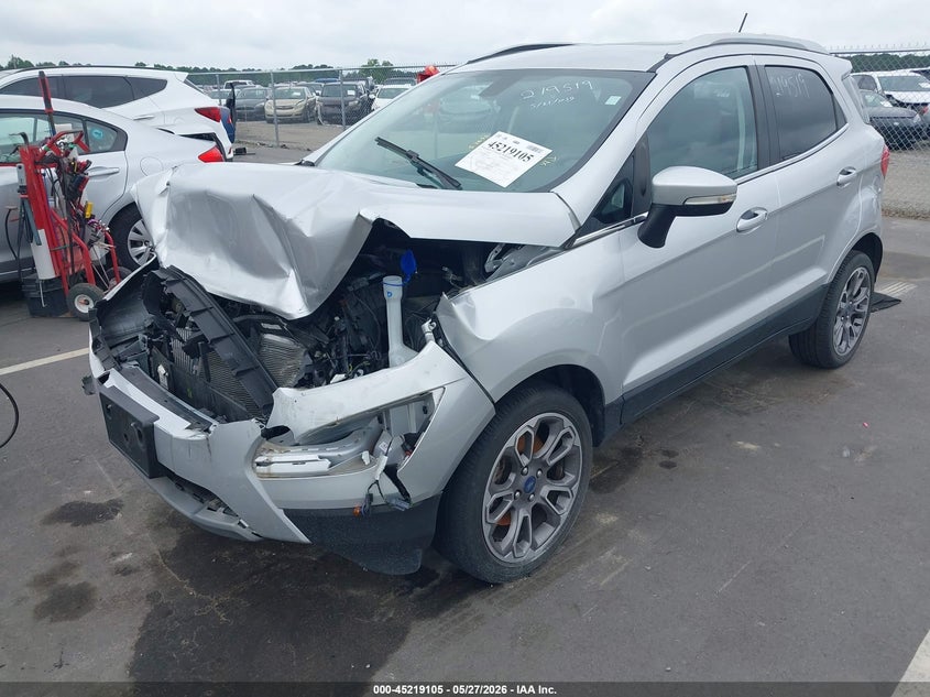 2021 Ford Ecosport VIN MAJ3S2KE8MC443972 IAAI salvage auction — FRONT END, Salvage Title, sold $1,850 on 2026-07-08 (photo 2)