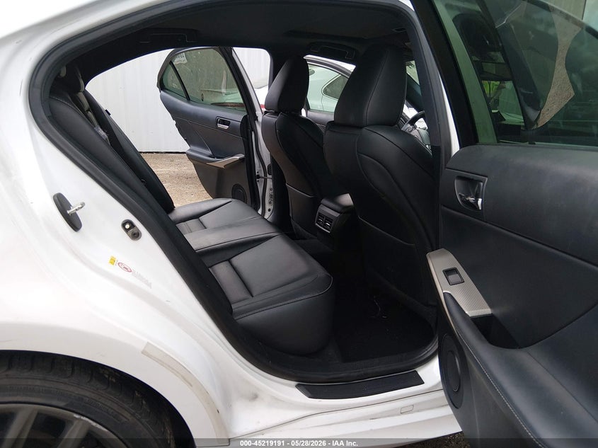2016 Lexus Is VIN JTHCM1D24G5014837 IAAI salvage auction — FRONT & REAR, Salvage Title, sold $1,025 on 2026-07-14 (photo 8)