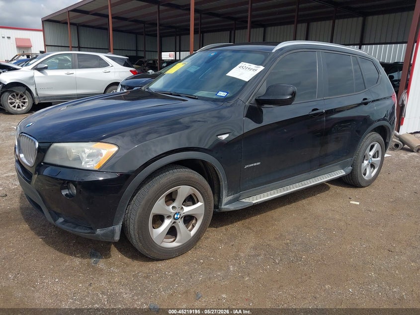 2011 BMW X3 VIN 5UXWX5C57BL714735 IAAI salvage auction — REAR END, Original (Texas), sold $725 on 2026-07-14 (photo 2)