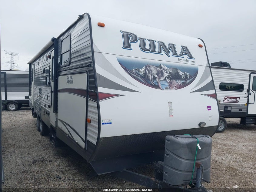 2015 Puma VIN 4X4TPUF2XFP056076 IAAI salvage auction — HAIL, Salvage (Illinois), sold $6,050 on 2026-07-29 (photo 1)