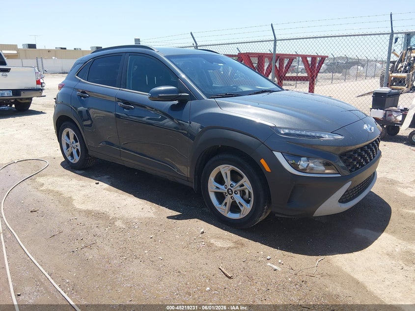 2022 Hyundai Kona VIN KM8K62AB7NU814063 IAAI salvage auction — HAIL, Salvage (Kansas), sold $5,950 on 2026-07-24 (photo 1)