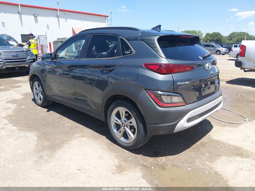 2022 Hyundai Kona VIN KM8K62AB7NU814063 IAAI salvage auction — HAIL, Salvage (Kansas), sold $5,950 on 2026-07-24 (photo 3)