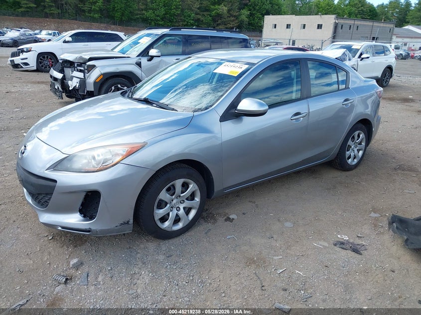 2013 Mazda 3 VIN JM1BL1TG9D1848893 IAAI salvage auction — REAR END, Salvage Title, sold $425 on 2026-07-24 (photo 2)