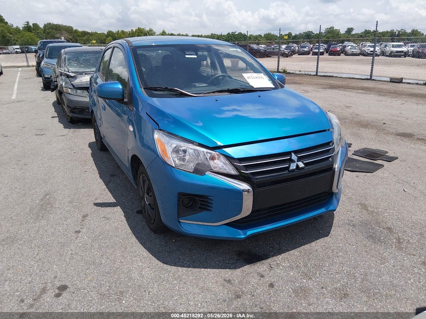 2023 Mitsubishi Mirage VIN ML32AUHJ0PH006504 IAAI salvage auction — RIGHT SIDE, Salvage Title, sold $2,550 on 2026-07-06 (photo 1)