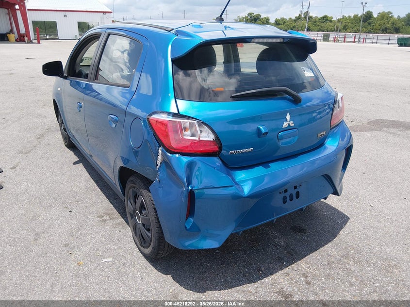 2023 Mitsubishi Mirage VIN ML32AUHJ0PH006504 IAAI salvage auction — RIGHT SIDE, Salvage Title, sold $2,550 on 2026-07-06 (photo 3)
