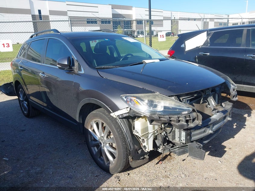 2014 Mazda Cx-9 VIN JM3TB2DA5E0446861 IAAI salvage auction — FRONT END, Salvage Title, sold $1,100 on 2026-07-21 (photo 1)