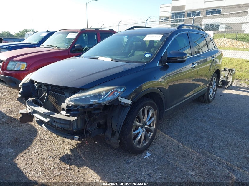2014 Mazda Cx-9 VIN JM3TB2DA5E0446861 IAAI salvage auction — FRONT END, Salvage Title, sold $1,100 on 2026-07-21 (photo 2)