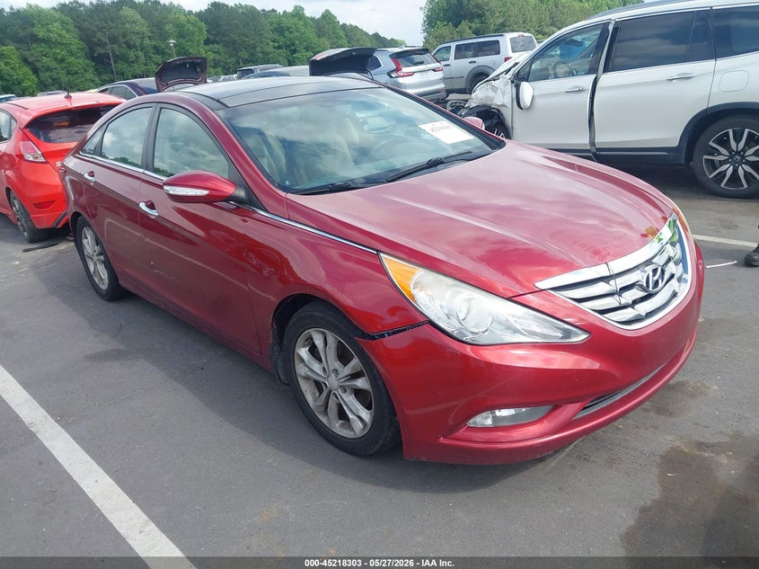 2013 Hyundai Sonata VIN 5NPEC4AC8DH734116 IAAI salvage auction — LEFT REAR, Salvage (North Carolina), sold $875 on 2026-07-08 (photo 1)