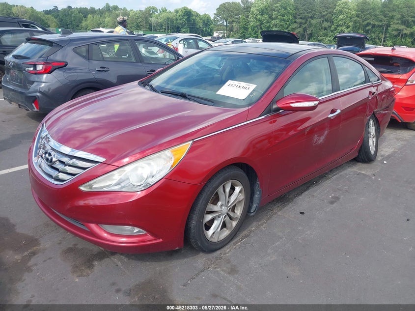 2013 Hyundai Sonata VIN 5NPEC4AC8DH734116 IAAI salvage auction — LEFT REAR, Salvage (North Carolina), sold $875 on 2026-07-08 (photo 2)