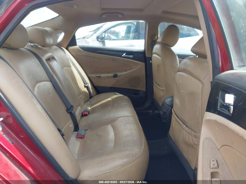 2013 Hyundai Sonata VIN 5NPEC4AC8DH734116 IAAI salvage auction — LEFT REAR, Salvage (North Carolina), sold $875 on 2026-07-08 (photo 8)