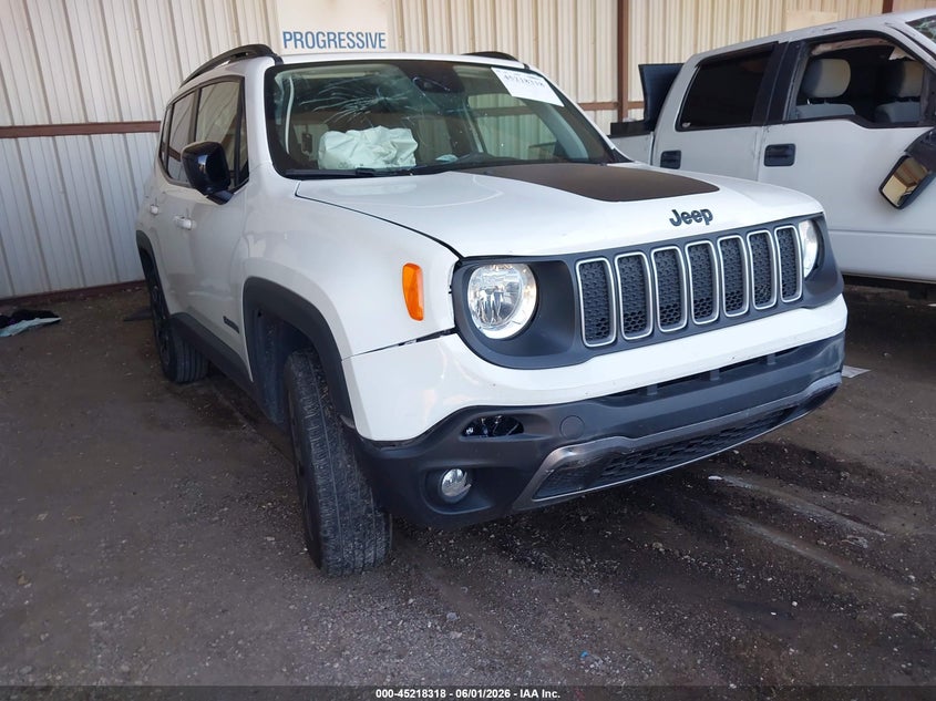 2023 Jeep Renegade VIN ZACNJDB1XPPP64147 IAAI salvage auction — FRONT END, Salvage Title, sold $3,350 on 2026-07-29 (photo 1)
