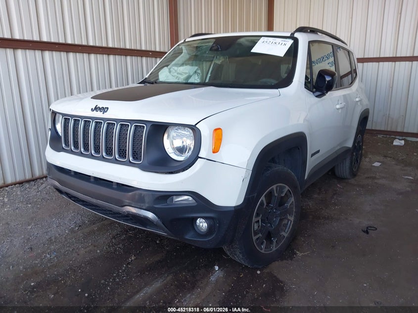 2023 Jeep Renegade VIN ZACNJDB1XPPP64147 IAAI salvage auction — FRONT END, Salvage Title, sold $3,350 on 2026-07-29 (photo 2)