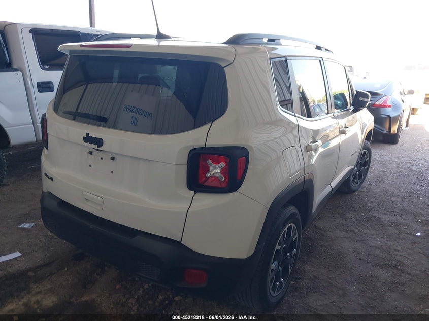 2023 Jeep Renegade VIN ZACNJDB1XPPP64147 IAAI salvage auction — FRONT END, Salvage Title, sold $3,350 on 2026-07-29 (photo 4)