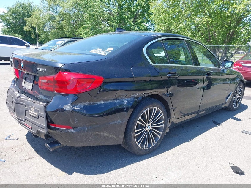 2019 BMW 5er VIN WBAJA7C56KG911863 IAAI salvage auction — REAR END, Salvage (New Jersey), sold $9,850 on 2026-08-03 (photo 4)